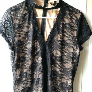 Express women’s lace dress top